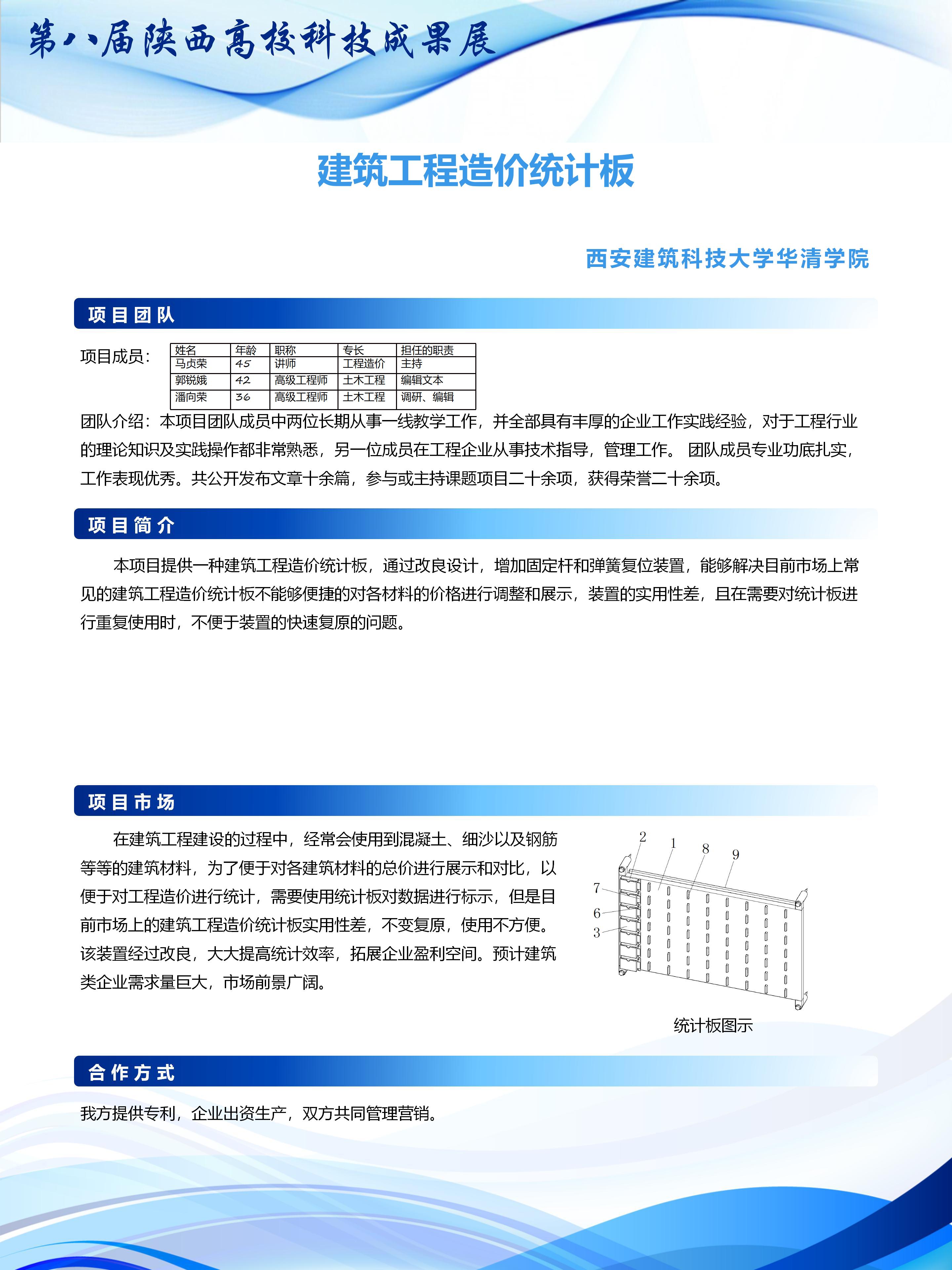 建筑工程造价统计板